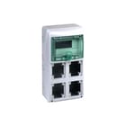 Schneider Electric - Mureva Enclosure Mini Groepenkast, leeg Kaedra Combi 8 Mod 4
