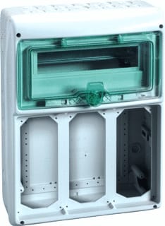 Schneider Electric - Mureva Enclosure Mini Groepenkast, leeg Kaedra Combi 12 Mod 3