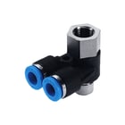 Festo - Fitting met 4 aansluitingen qsytf-1/4-8-b