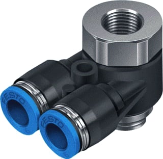 Festo - Fitting met 4 aansluitingen Qsytf-G3/8-10