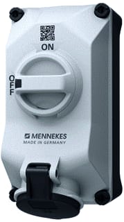 Mennekes - Duo CEE-cont.doos uitschak.baar, bevei. Wcd 16A 5P 7H 500V Ip44