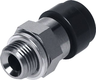 Festo - Fitting met 2 aansluitingen qs-v0-g3/8-12