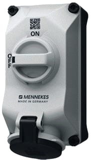 Mennekes - Duo CEE-cont.doos uitschak.baar, bevei. Wcd 32A 5P 7H 500V Ip44