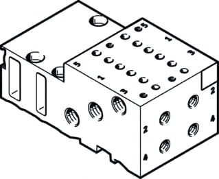 Festo - Bevestiging vastpunt mha2-pr2-5-m5