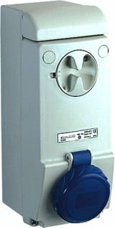 Schneider Electric - PK CEE-cont.doos uitschak.baar, bevei. wcd cee 32a 3p 220v