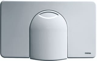 Wisa - 2100 Bedieningsplaat spoelsysteem Afdekplaat W2100 Wit