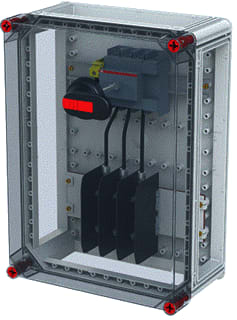 ABB - VMS Schakelveilighedenkast Lastsch Vf43Vt-Sh125/4T