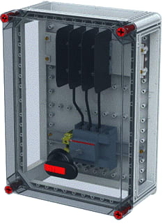 ABB - VMS Schakelveilighedenkast Lastsch Vf43Vt-Sh125/4B