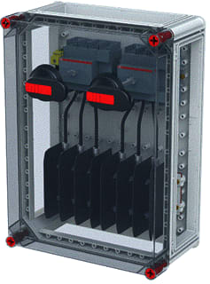 ABB - VMS Schakelveilighedenkast Lastsch Vf43Vt-Sh2X125/4T