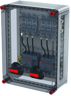 ABB - VMS Schakelveilighedenkast Lastsch Vf43Vt-Sh2X125/4B