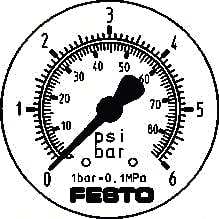 Festo - Drukverschilmanometer 161130