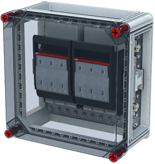 ABB - VMS Schakelveilighedenkast Lastsch Vf33Ht-X2X160/3