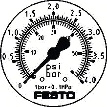 Festo - Drukverschilmanometer 162843