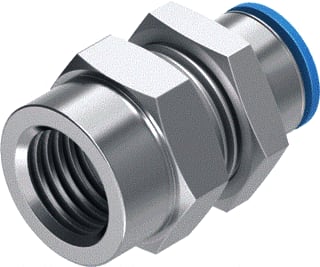 Festo - Fitting met 2 aansluitingen qssf-1/8-6-b
