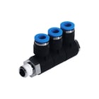 Festo - Fitting met 4 aansluitingen Qslv3-1/4-10