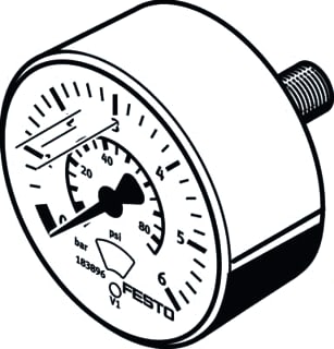 Festo - Drukverschilmanometer 183896