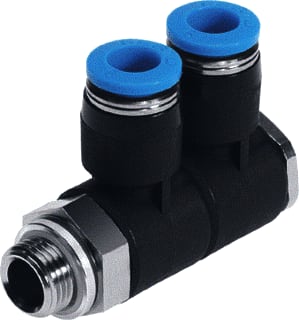 Festo - Fitting met 4 aansluitingen qslv2-g1/8-4