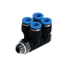 Festo - Fitting met 4 aansluitingen qslv4-g1/4-6
