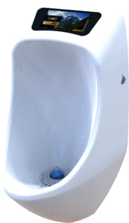 Urimat - Eco Video Urinoir (goot) Savr Urimat Ecovideo Wit
