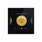 Niko - Home Control Meervoudig bed.-element bussysteem Bedscherm Zw