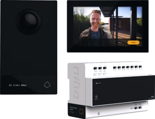 Niko - Deurintercom-set Videokit 2Dr Buit/Binpost