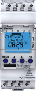 Theben - TR Digitale schakelklok vr paneelbouw Schakelklok Tr612Top3