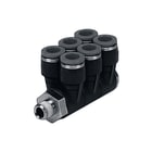Festo - Fitting met 4 aansluitingen qslv6-3/8-8