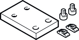 Festo - Accessories for pneumatic cylinder mup-18/25-p