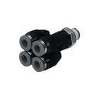 Festo - Fitting met 4 aansluitingen qsq-1/8-6
