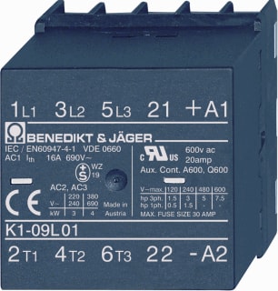 Benedikt & Jaeger - K1 Hulprelais be&j hulprelais k1-09l01 400ac