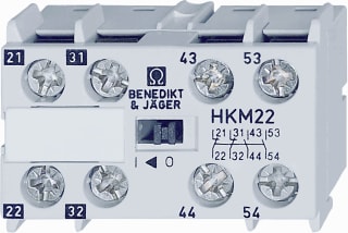 Benedikt & Jaeger - HKM Hulpcontactblok be&j hulpcontact hkm22  (k1)