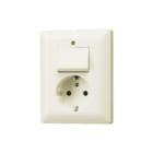 Jung - AS500 Combinatie schakelaar/wcd Comb 1P-Wiss/Wcd Wit As