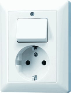Jung - AS500 Combinatie schakelaar/wcd Comb 1P-Wiss/Wcd Alp As