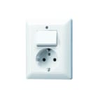 Jung - AS500 Combinatie schakelaar/wcd Comb 1P-Wiss/Wcd Alp As
