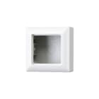Jung - AS500 Opbouwbak inbouwschakelmateriaal Opbkap+Raam 1V Alp