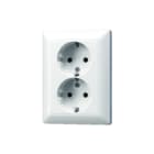 Jung - AS500 Wandcontactdoos (WCD schakelmat.) Wcd Ra 2V Kv Klem