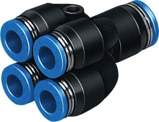 Festo - Fitting met 4 aansluitingen Qsq-6-4