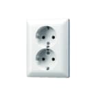 Jung - AS500 Wandcontactdoos (WCD schakelmat.) Wcd Ra 2V Klem Wt