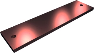 Rittal - SV PE/PEN Railkoper railkpr e-cu 80x10mm ds2