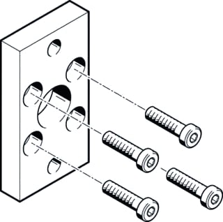 Festo - Accessories for pneumatic cylinder fnc-20