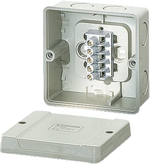 Hensel - KF Opbouwdoos wand/plafond kabelds hvr klemstr kf9045