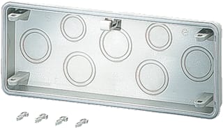 Hensel - Mi-verdelers Toebehoren Invoerplaat sparing kast/lessenaar Aanbfl 2Xm25/32 5X25/32/40