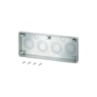 Hensel - Mi-verdelers Toebehoren Invoerplaat sparing kast/lessenaar Aanbfl 2Xm20 4Xm32/40/50