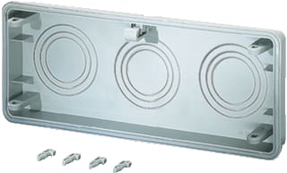 Hensel - Mi-verdelers Toebehoren Invoerplaat sparing kast/lessenaar Aanbfl 3Xm40/50/63 Fm60