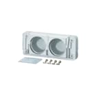 Hensel - Mi-verdelers Toebehoren Invoerplaat sparing kast/lessenaar Aanb Deelb 2X30-72Mm Fp82