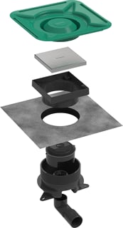 Hansgrohe - RainDrain Spot Plus Douchegoot dchegoot 56226800