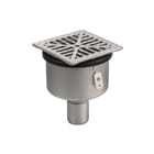 Aquaberg - Business Line HygienicPro Vloerput met 1 aansluiting Rvs Putrst 50Mm 145X145Mm