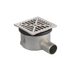 Aquaberg - Business Line HygienicPro Vloerput met 1 aansluiting Rvs Putrst 50Mm 145X145Mm