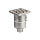 Aquaberg - Business Line Vloerput met 1 aansluiting Rvs Marst 75Mm 200X200Mm