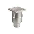 Aquaberg - Business Line Vloerput met 1 aansluiting Rvs Pldksl 110Mm 200X200Mm